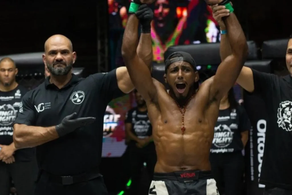 Amapaense Diogo Aranha brilha no Jungle Fight 147 no Rio