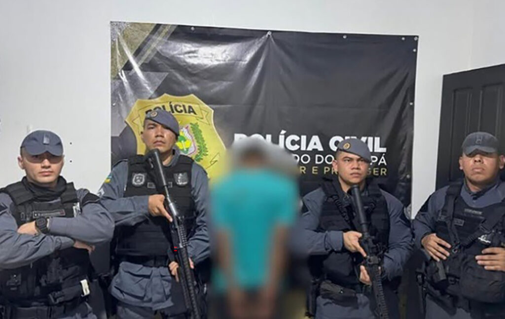Com mandado de prisão, suspeito é levado à DP no Amapá