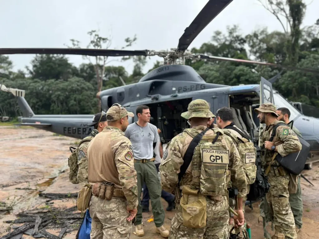 PF faz operação integrada contra garimpo ilegal na Amazônia e garante proteção ambiental
