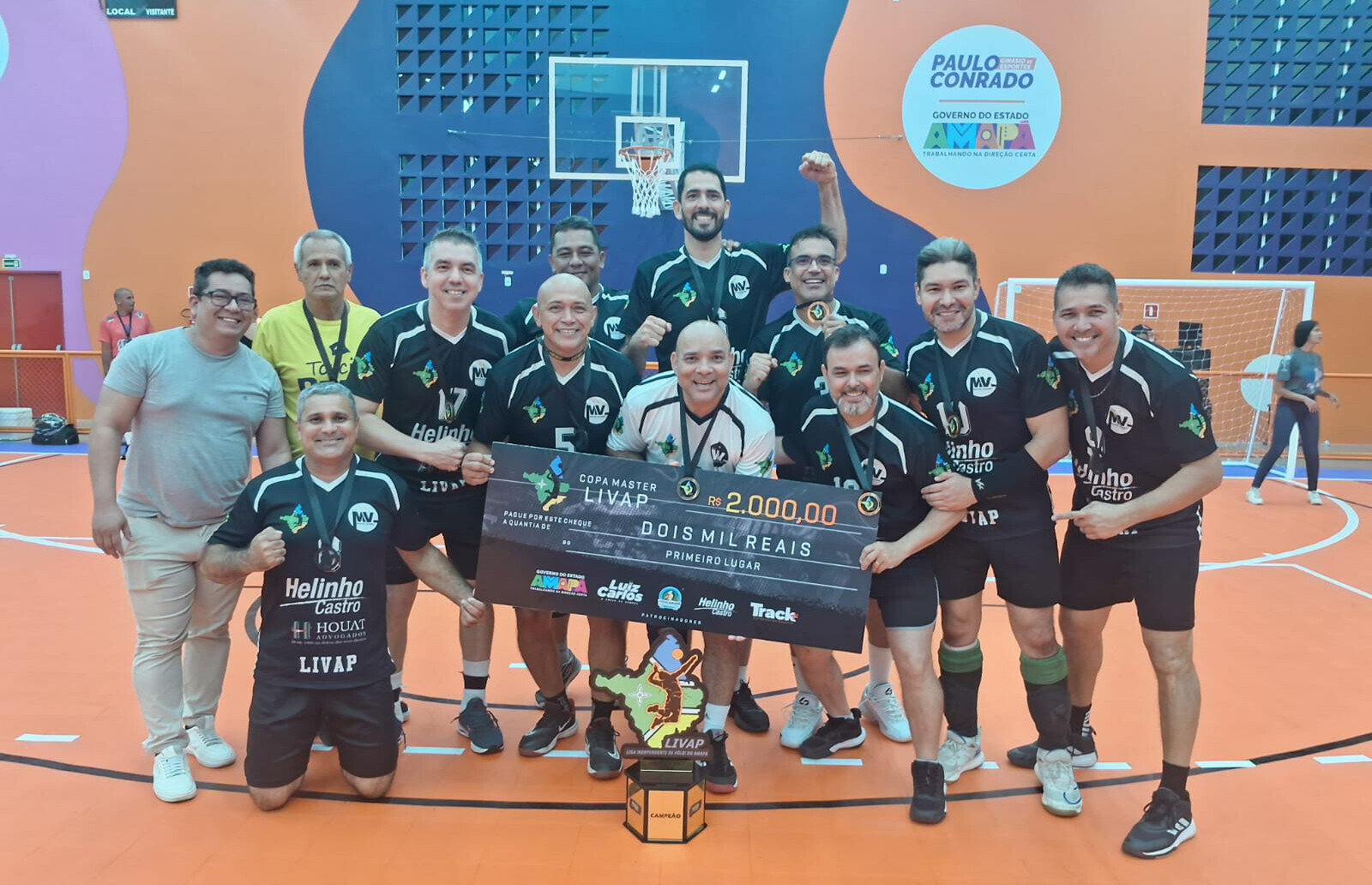 Novo Ginásio Paulo Conrado abriga final de Voleibol 40+