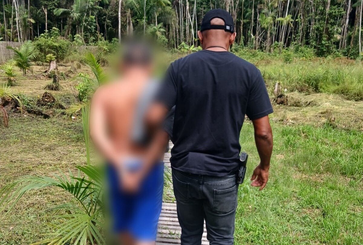Em Santana, Polícia Civil prende homem por estupro de enteada
