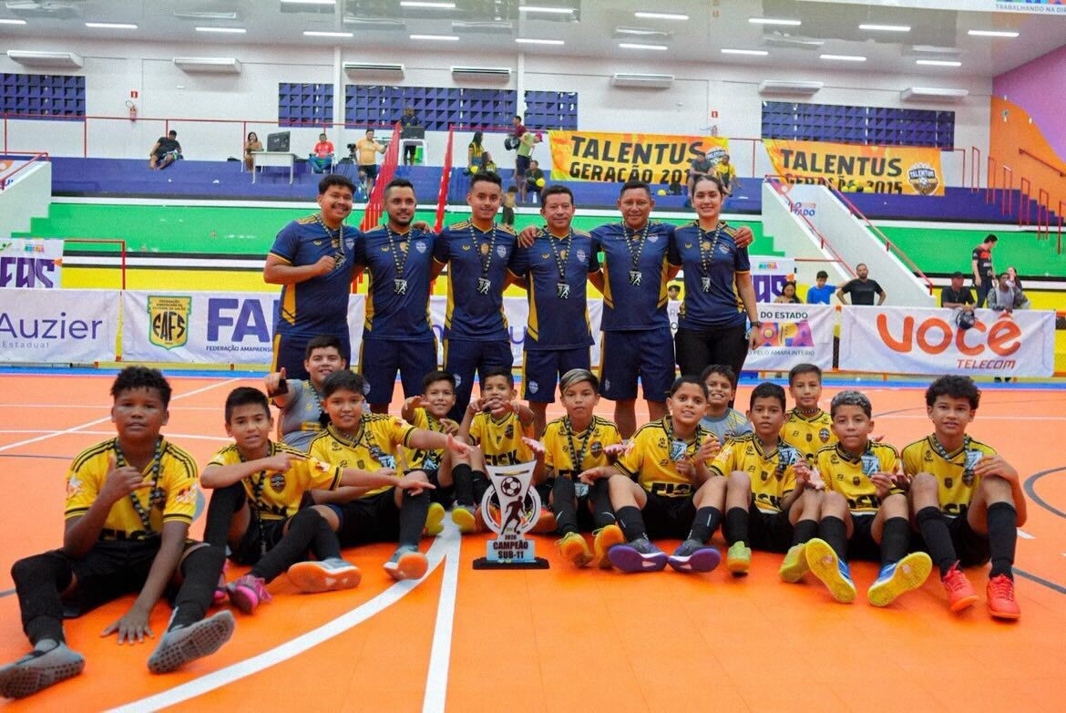 Talentos conquista Campeonato Amapaense Sub-11 de Futsal com garra