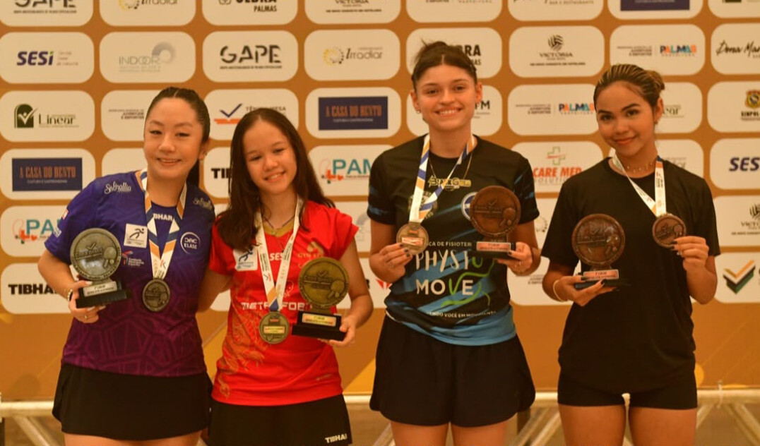 Amapá brilha na Copa Brasil de Tênis de Mesa com medalhas