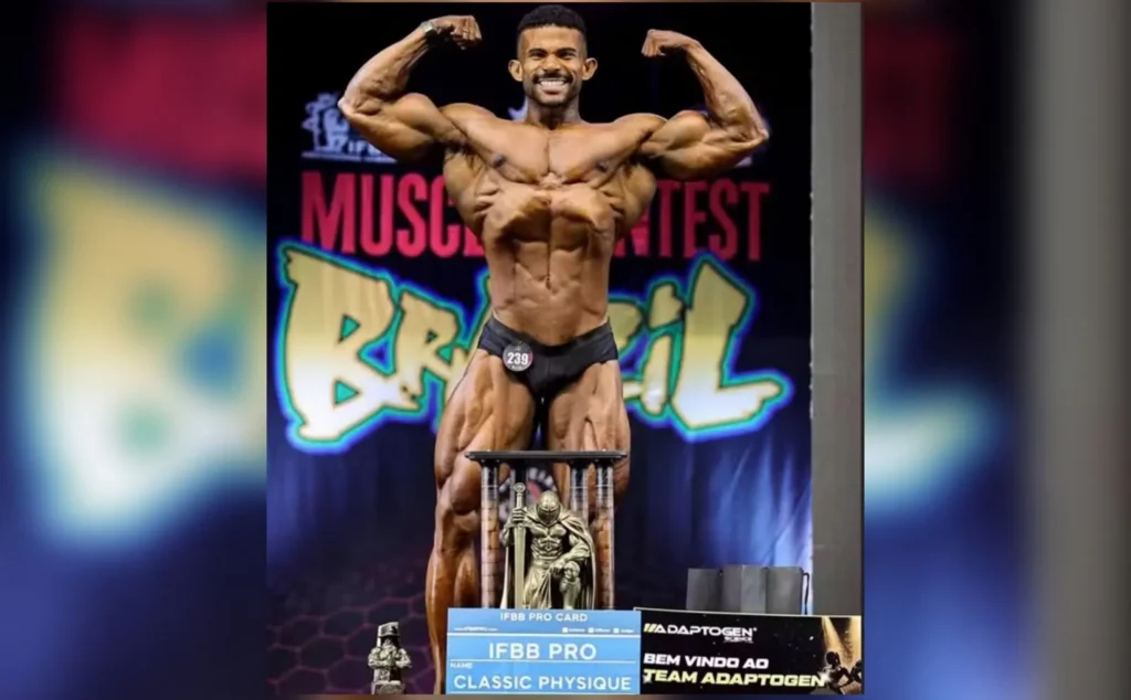 Moisés Moreira vence competição de fisiculturismo e brilha profissionalmente