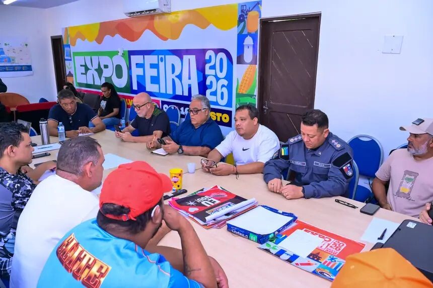 Grupo de trabalho inicia planejamento para segurança na Expofeira 2026